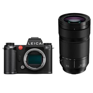 Leica SL3 systeemcamera Zwart + Panasonic Lumix S 70-300mm f/4.5-5.6 Macro OIS L-mount