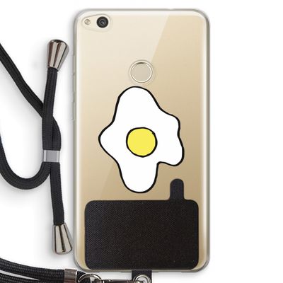 Spiegelei: Huawei Ascend P8 Lite (2017) Transparant Hoesje met koord