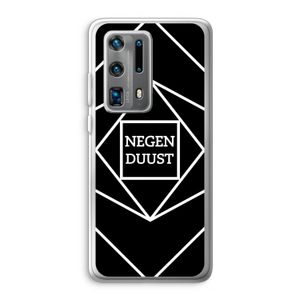 Negenduust geometrisch: Huawei P40 Pro Plus Transparant Hoesje