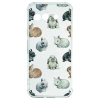 Google Pixel 9a Hoesje - Konijntjes TPU Antishock Google Pixel 9a Hoesje - Konijntjes TPU Antishock