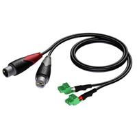 Procab CLA835/1.5 Signaalkabel 2x terminal block 3p naar 2x XLR female 1,5 m Procab CLA835/1.5 Signaalkabel 2x terminal block 3p naar 2x XLR female 1,5 m