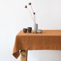 Linen Tales - linnen tafelkleed - hazelnut - 250 x 140 cm - thumbnail