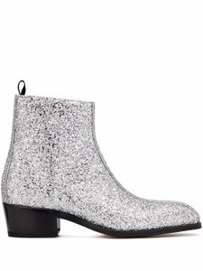 Giuseppe Zanotti bottines New York à pailettes - Métallisé