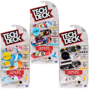 Tech Deck Ultra DLX Fingerboards 4-Pack Assorti