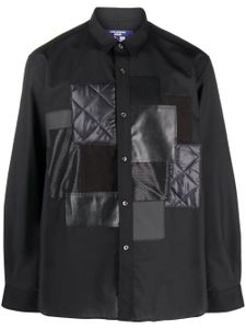 Junya Watanabe MAN chemise à design patchwork - Noir