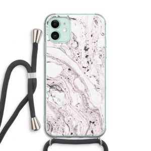Mengelmoes: iPhone 11 Transparant Hoesje met koord