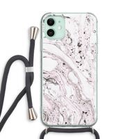 Mengelmoes: iPhone 11 Transparant Hoesje met koord