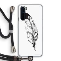 Pluim: OnePlus Nord Transparant Hoesje met koord