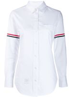 Thom Browne chemise Oxford à rubans en gros-grain - Blanc