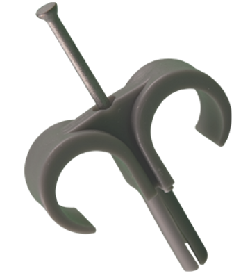 Mepac plugclip nagel duo 16/19mm grijs