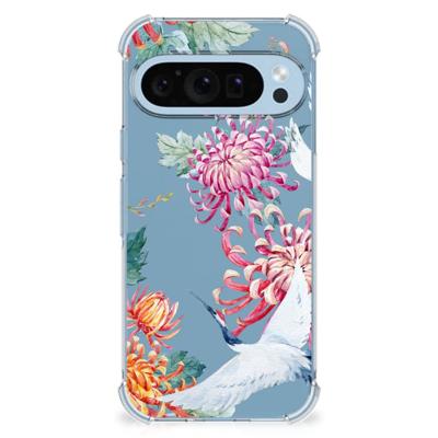 Google Pixel 9 | 9 Pro Case Anti-shock Bird Flowers Google Pixel 9 | 9 Pro Case Anti-shock Bird Flowers