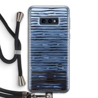 Verrassende lijnen: Samsung Galaxy S10e Transparant Hoesje met koord Verrassende lijnen: Samsung Galaxy S10e Transparant Hoesje met koord