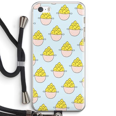 Citroenen: iPhone 5 / 5S / SE Transparant Hoesje met koord