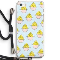Citroenen: iPhone 5 / 5S / SE Transparant Hoesje met koord