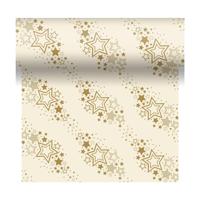 Duni 3-in1 holiday star cream 40x480cm