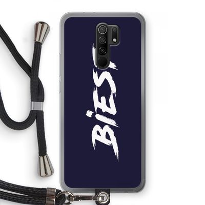 Biest: Xiaomi Redmi 9 Transparant Hoesje met koord