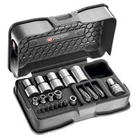 Facom set met torx-doppen en -bits