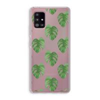 Monstera leaves: Samsung Galaxy A51 5G Transparant Hoesje