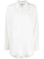 YMC chemise en coton à manches longues - Blanc - thumbnail