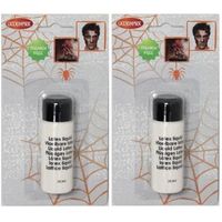 2x Vloeibare latex schmink/make-up tube 28 ml   -