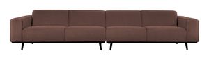 BePureHome Bank 'Statement' 4-zits XL, Bouclé, kleur Coffee