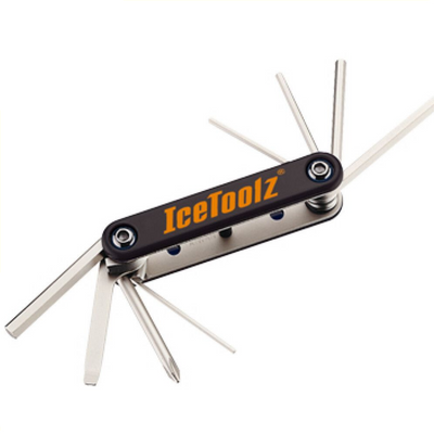 IceToolz 24092a1 gereedschapset 8-delig in houder