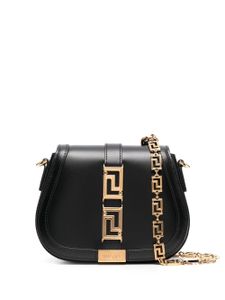 Versace petit sac porté épaule Greca Goddess - Noir