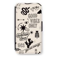 Good vibes: iPhone 11 Flip Hoesje