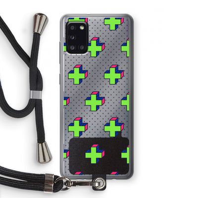 8-bit N°10: Samsung Galaxy A31 Transparant Hoesje met koord