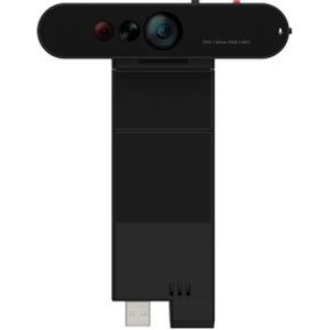 Lenovo ThinkVision MC60 webcam 1920 x 1080 Pixels USB 2.0 Zwart