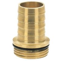Messing tule 26,5 mm (G 3/4") / 19 mm (3/4") (7250) Slangstuk