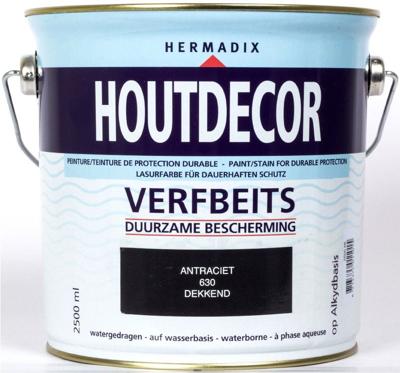 Houtdecor 630 antraciet 2500ml - Hermadix