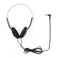 Nedis HPWD1101BK hoofdtelefoon/headset Zwart - thumbnail