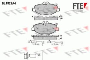 Remblokken set BL1829A4