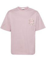 ETRO t-shirt à logo Pegaso brodé en coton - Violet