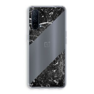 Zwart marmer: OnePlus Nord CE 5G Transparant Hoesje