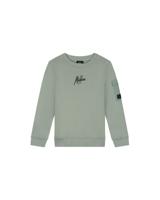 Malelions Zomer sweater jongens - agave groen - nylon pocket