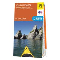Wandelkaart - Topografische kaart OL20 OS Explorer Map South Devon | Ordnance Survey - thumbnail