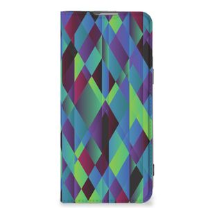 OnePlus Nord 2T Stand Case Abstract Green Blue