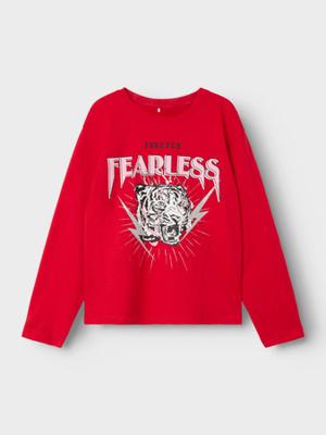 Name it zomer top meisjes - rood - Nkfronna