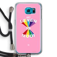 Het Leven Is Mooi: Samsung Galaxy S6 Transparant Hoesje met koord