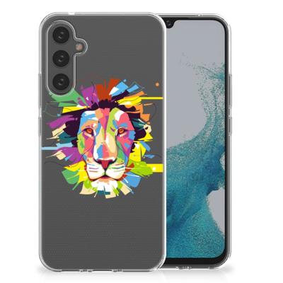 Samsung Galaxy A34 Telefoonhoesje met Naam Lion Color Samsung Galaxy A34 Telefoonhoesje met Naam Lion Color