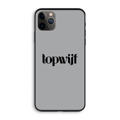 Topwijf Grijs Zwart: iPhone 11 Pro Biologisch afbreekbaar hoesje
