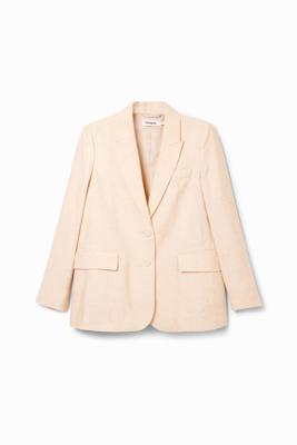 Recht jack bloemen - WHITE - S