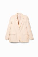 Recht jack bloemen - WHITE - XL