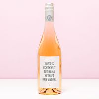 Wijnfles Niets Kwijt - Rosé (Blush Rosé)