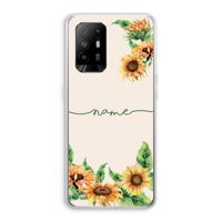 Zonnebloemen: Oppo A95 5G Transparant Hoesje
