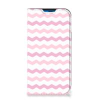 iPhone 14 Pro | Hoesje met Magneet | Waves Roze