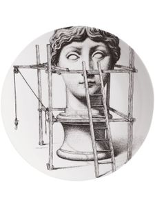 Fornasetti assiette décorative Tema e Variazioni n.200 - Blanc