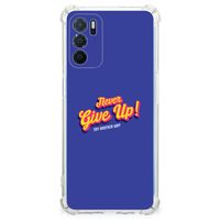 OPPO A16 | A16s | A54s Telefoonhoesje met tekst Never Give Up